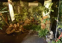 Visitantes entram em “floresta em chamas” e vivem alerta ambiental na Fenagro