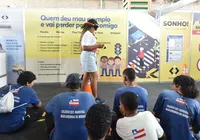 Fenagro recebe ação do Detran com simulação de embriaguez e educação