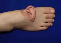 Inédito! Médicos costuram orelha no pé para manter mulher viva