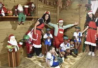 Casa do Papai Noel na Fenagro recebe mais de 1.500 visitas só nesta segunda