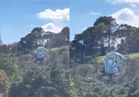 Queda de balão provoca incêndio em importante cidade turística