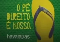 Romário já evitou pé esquerdo em comercial da Havaianas; relembre imagem