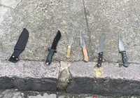 Armas brancas e aparelho de choque são apreendidos em Salvador