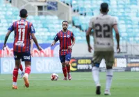 Bahia sofre gol nos acréscimos e empata com o Jacuipense na Fonte Nova