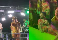 Ataque de folião a Claudia Leitte termina em confusão generalizada no Carnaval; assista imagem