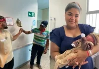 Ex-paciente oncológico batiza filho em homenagem a hospital na Bahia