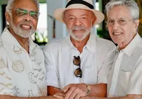 Lula, Caetano e mais: almoço reúne autoridades e artistas na casa de Gilberto Gil