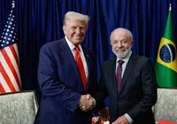 Lula reage a novo tarifaço de Trump: "Usa comércio como arma" imagem
