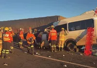 Tragédia na BR-020: van da Bahia bate em caminhão e deixa 5 mortos