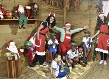 Casa do Papai Noel recebe mais de 1.500 visitas - Imagem