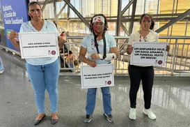 Ação integrada no metrô reforça o combate à violência contra mulher - Imagem