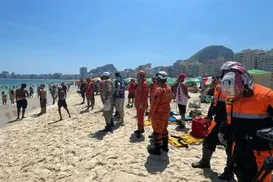 Bombeiros localizam corpo após queda de avião em Copacabana - Imagem