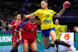 Brasil dá show em estreia do Mundial de Handebol e atropela Cuba - Imagem