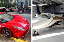 Ferrari e jatinho são apreendidos em operação que mira médico baiano - Imagem