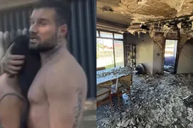 Influenciador pula apartamento em incêndio e perde animal de estimação - Imagem