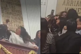 Deputados trocam tapas e puxões de cabelo durante sessão; veja vídeo - Imagem