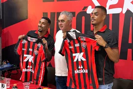 Vitória apresenta Mateus Silva e Caíque como reforços para 2026 - Imagem