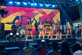 A Dama leva pagodão baiano ao Mato Grosso para multidão no Carnaval - Imagem