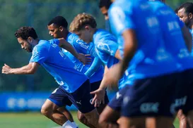 Novidade! Atacante treina normalmente e é relacionado para Bahia x Flu - Imagem