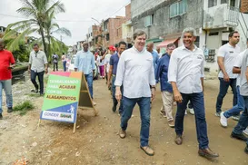 Jerônimo Rodrigues vistoria obra que vai mudar cenário na Cidade Baixa - Imagem