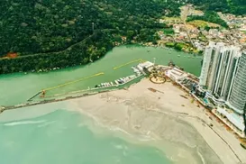 Para conter o mar, cidade mais cara do Brasil aposta em muro na praia - Imagem