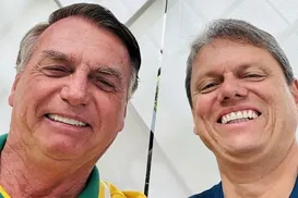 Tarcísio de Freitas visita Bolsonaro na Papudinha pela primeira vez - Imagem