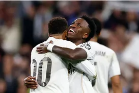 Vini Jr dá show e Real Madrid atropela o Monaco na Champions League - Imagem
