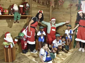 Casa do Papai Noel na Fenagro recebe mais de 1.500 visitas só nesta segunda - Imagem