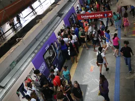 Quase 2 milhões: Metrô bate recorde histórico de passageiros no Carnaval - Imagem