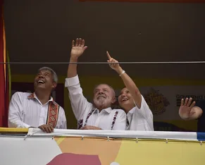 Vídeo: Lula chega ao Carnaval de Salvador ao lado de Janja - Imagem