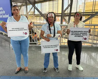 Ação integrada no metrô reforça o combate à violência contra mulher