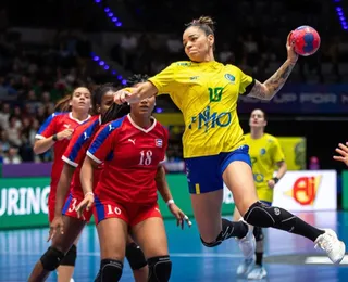 Brasil dá show em estreia do Mundial de Handebol e atropela Cuba