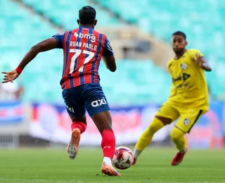 Com show de Ruan Pablo, Bahia vence o Jequié na estreia do Baianão