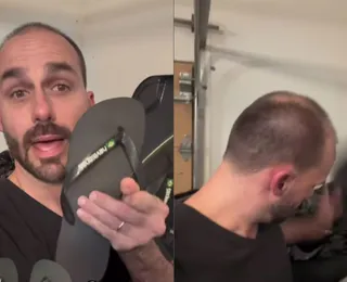 Eduardo Bolsonaro boicota Havaianas e dispara: “Quem lacra, não lucra”