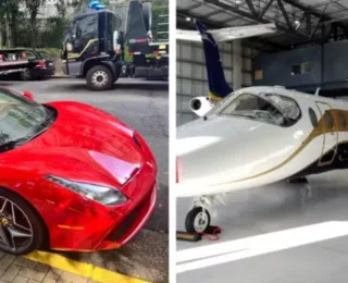 Ferrari e jatinho são apreendidos em operação que mira médico baiano