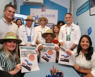 Governador da Bahia visita espaço do A TARDE Educação na Fenagro