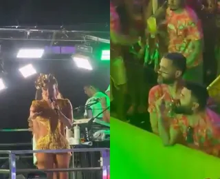 Ataque de folião a Claudia Leitte termina em confusão generalizada no Carnaval; assista
