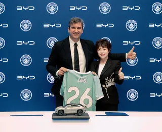 BYD no Bahia? Montadora fecha patrocínio global com o Manchester City