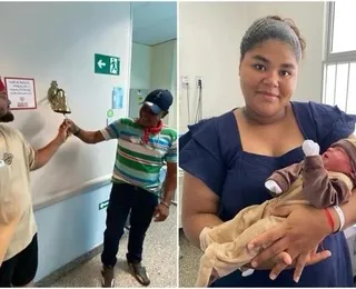 Ex-paciente oncológico batiza filho em homenagem a hospital na Bahia
