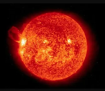 Tempestade solar chega nesta semana após explosão no Sol
