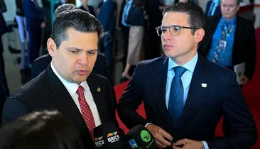 Após citações no caso Master, Alcolumbre e Motta negam fraudes