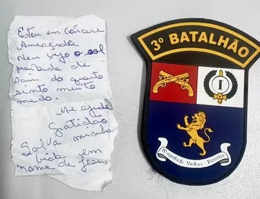 Mulher mantida em cárcere pelo filho é resgatada após carta de socorro - Imagem