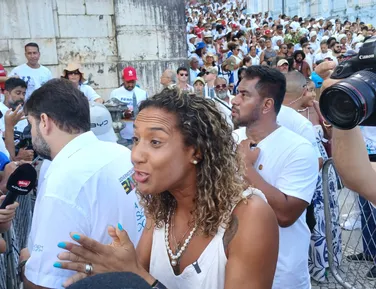 Lavagem do Bonfim: Anielle Franco exalta resistência negra em Salvador - Imagem