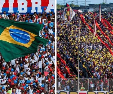 Torcida do Bahia canta mais alto que a do Vitória, diz pesquisa - Imagem