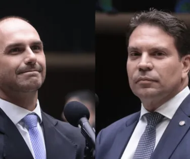 Eduardo e Ramagem podem ter mandatos cassados nesta semana - Imagem