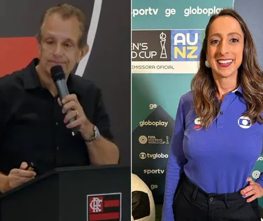 Globo repudia ataque de presidente do Flamengo a jornalista - Imagem