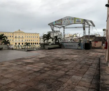 Largo Pedro Arcanjo passará por reforma pelos próximos nove meses - Imagem