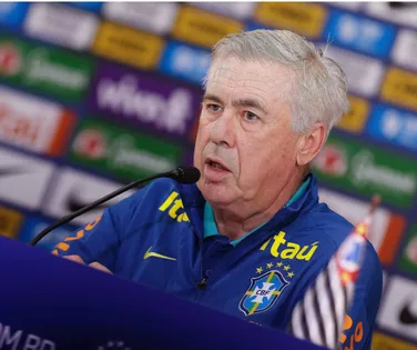 Carlo Ancelotti encaminha renovação com o Brasil e mira duas Copas - Imagem