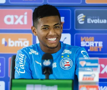 Elogiado por Ceni, Kauê Furquim celebra bom momento no Bahia - Imagem