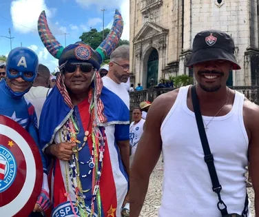 No Bonfim, torcidas de Bahia e Vitória fazem cobranças para 2026 - Imagem